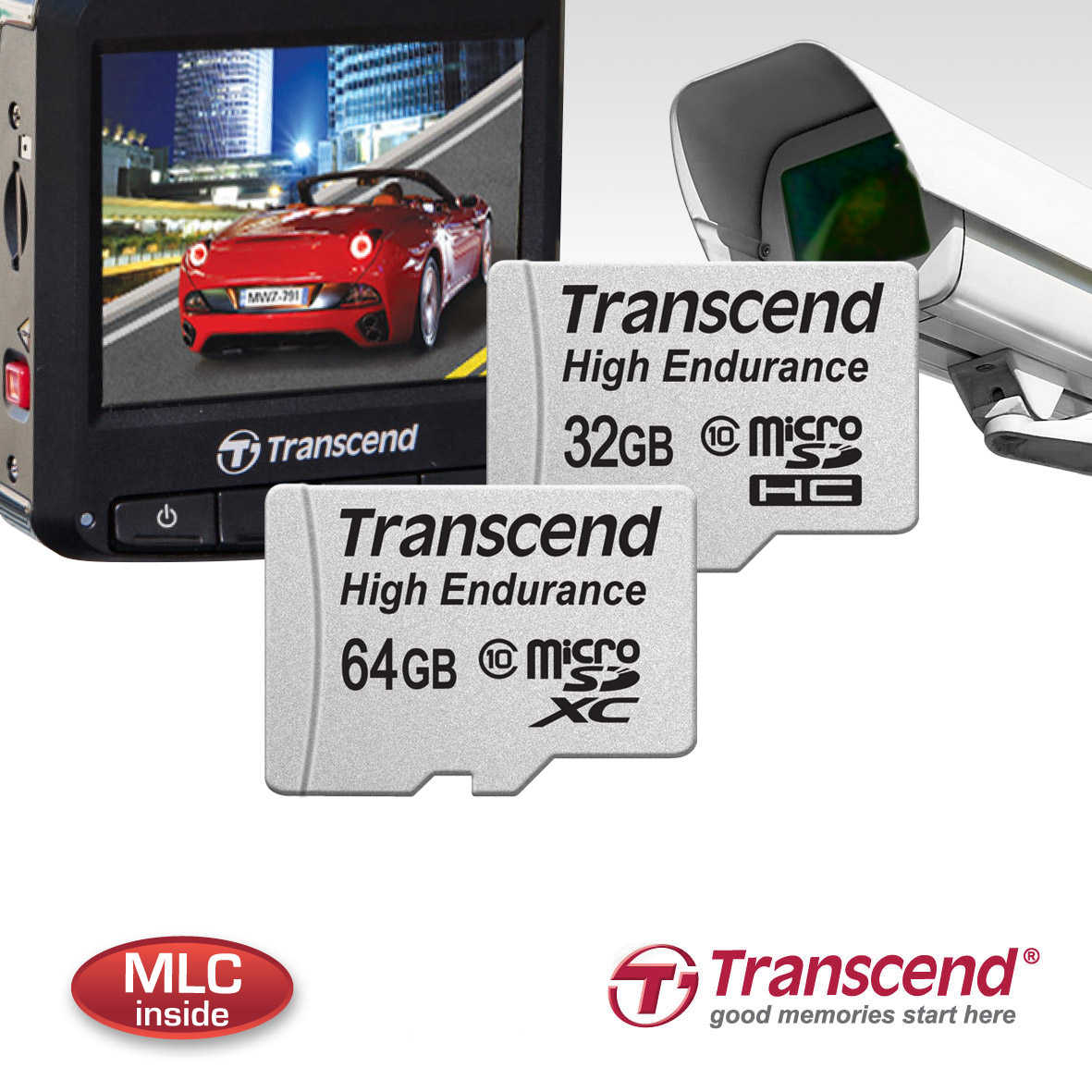 Transcend представляет карты памяти High Endurance microSDHC/SDXC, которые  отлично подходят для использования в автомобильных видеорегистраторах и  камерах слежения - Transcend Information, Inc.